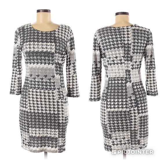 Like new Venus houndstooth dress—large - Picture 1 of 6